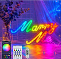 Marry Me RGB LED Neon Sign 💍✨