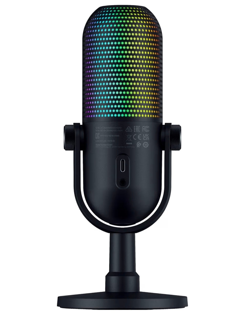 Razer Seiren V3 Chroma 32-Bit DSP USB-C Microphone – Black