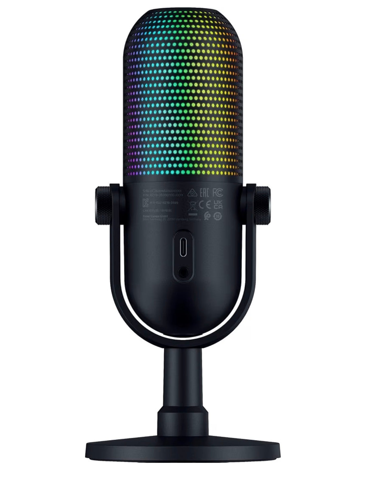 Razer Seiren V3 Chroma 32-Bit DSP USB-C Microphone – Black