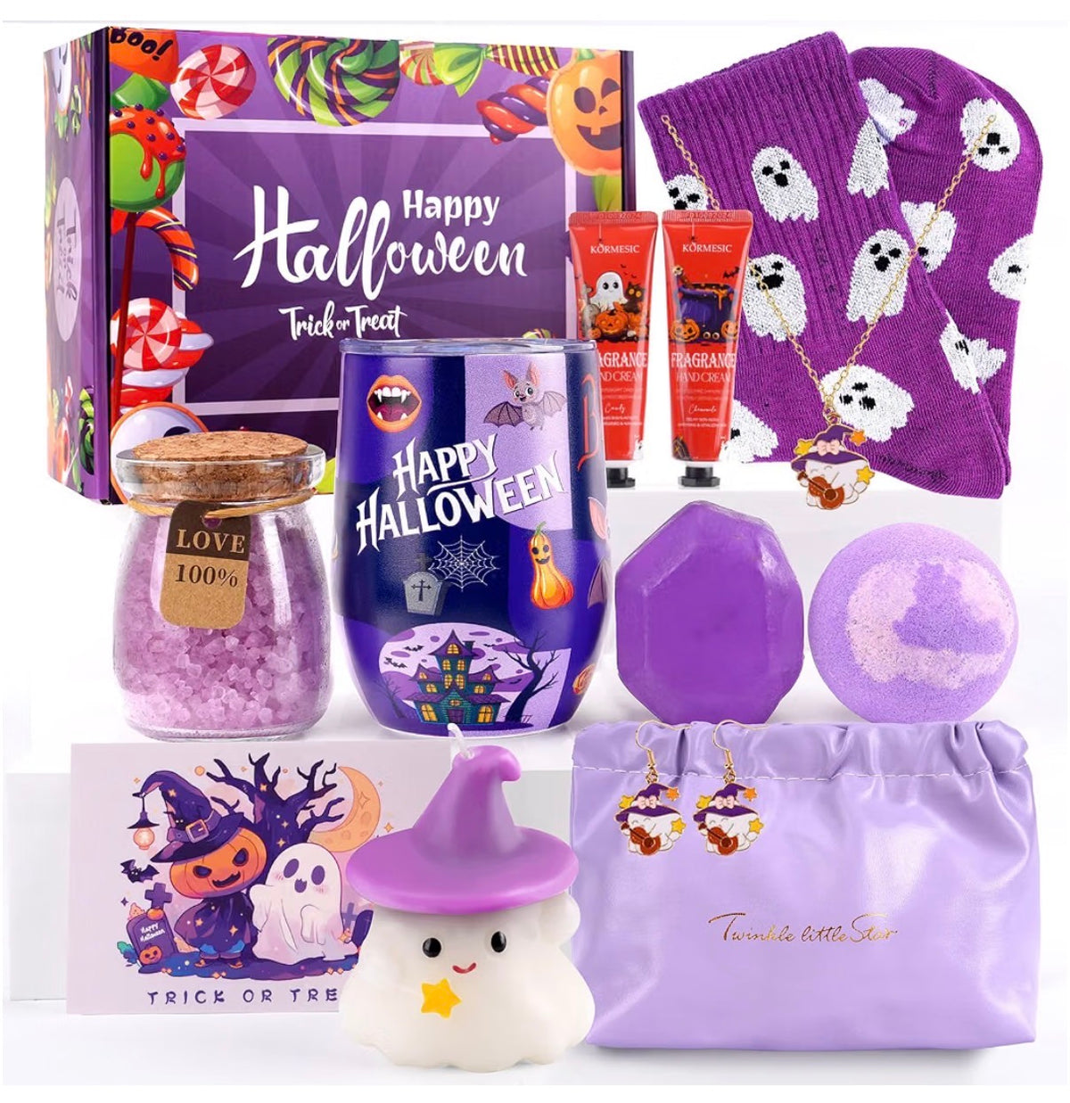 Halloween Self-Care Gift Box 🎃💜