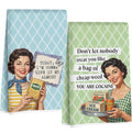 “You Are Cocaine” Funny Kitchen Towel Set – 2 Pack