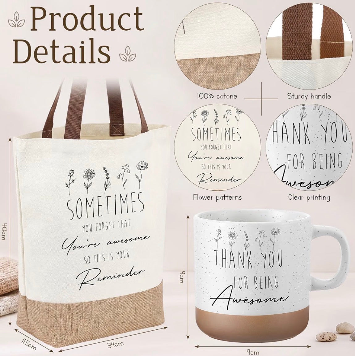 “You’re Awesome” 5-Piece Appreciation Gift Set 🌸