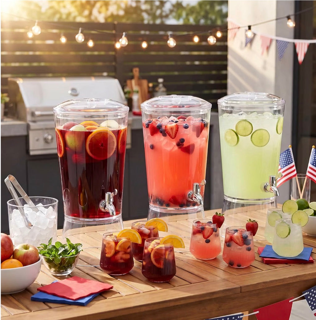 40-Pack Ribbed Plastic Party Tumblers – 13.4 oz