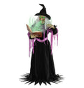 6FT Interactive Talking Witch Animatronic – Halloween Decoration | NEW